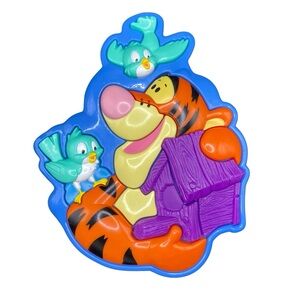 Vintage Fisher Price Disney's Winnie The Pooh & Tigger 3D Puzzle